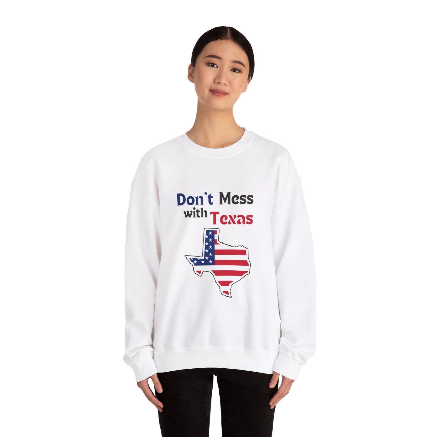 Don't Mess with Texas - Unisex Heavy Blend™ Crewneck Sweatshirt