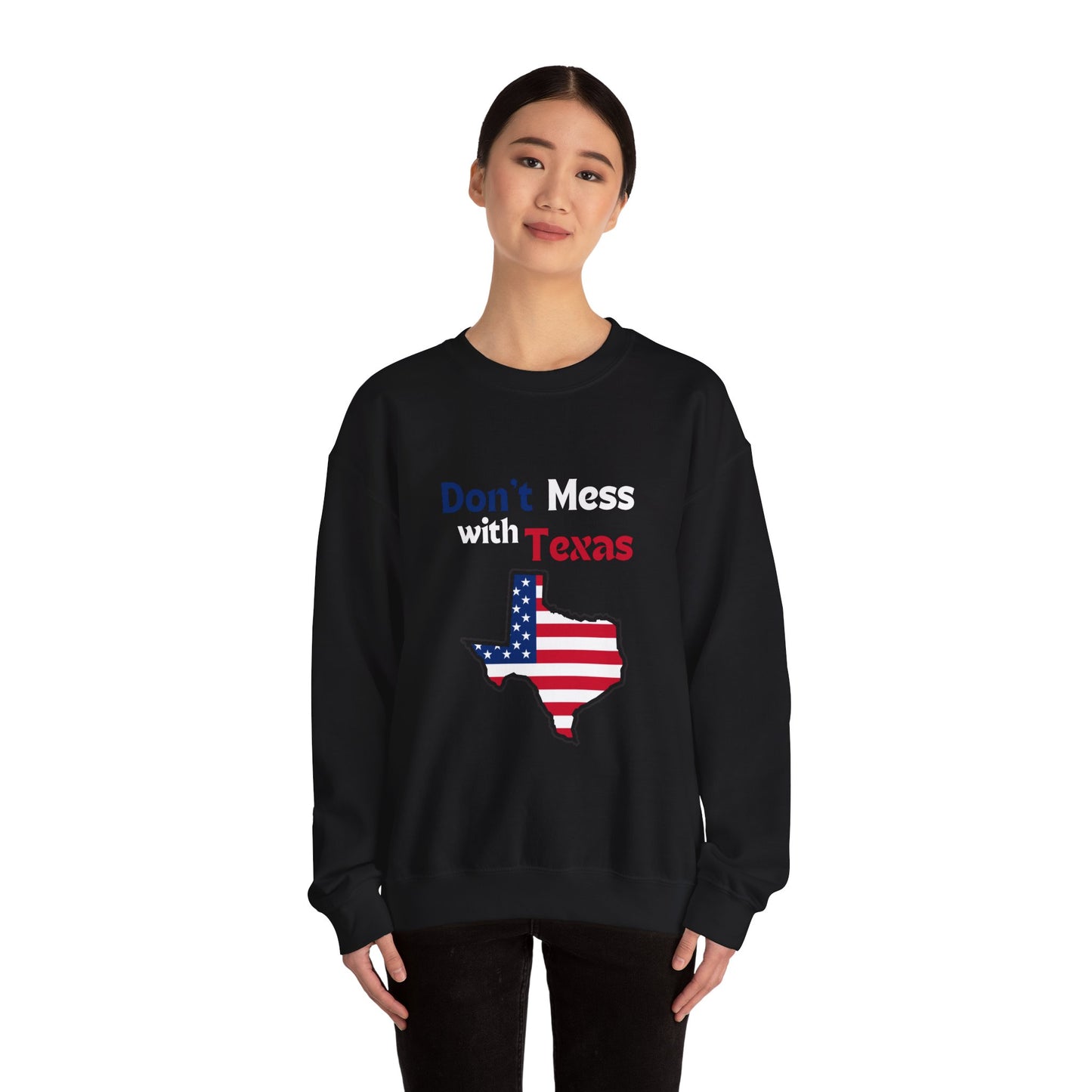 Don't Mess with Texas - Unisex Heavy Blend™ Crewneck Sweatshirt