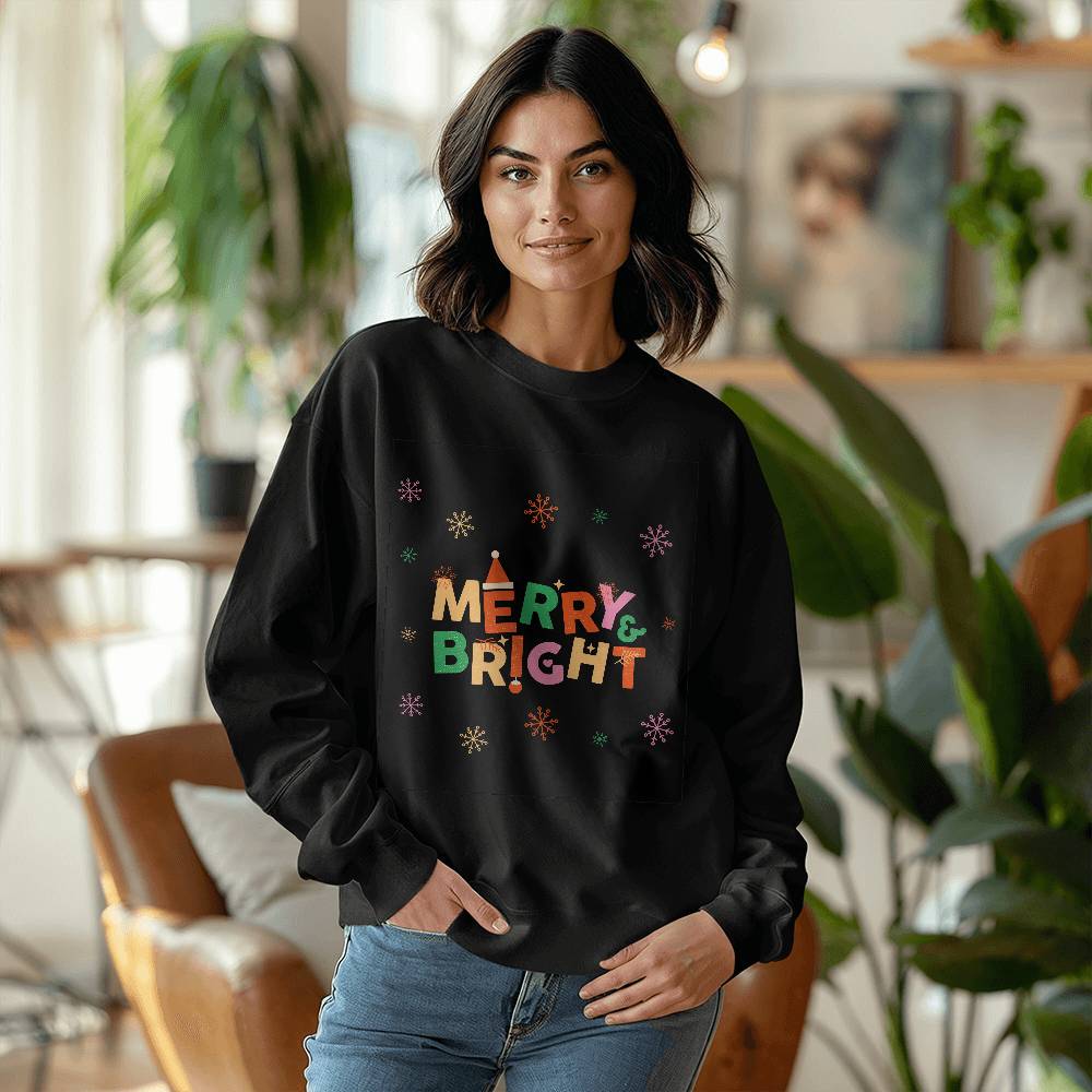 Merry and Bright Christmas Sweatshirt