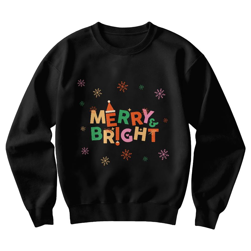 Merry and Bright Christmas Sweatshirt