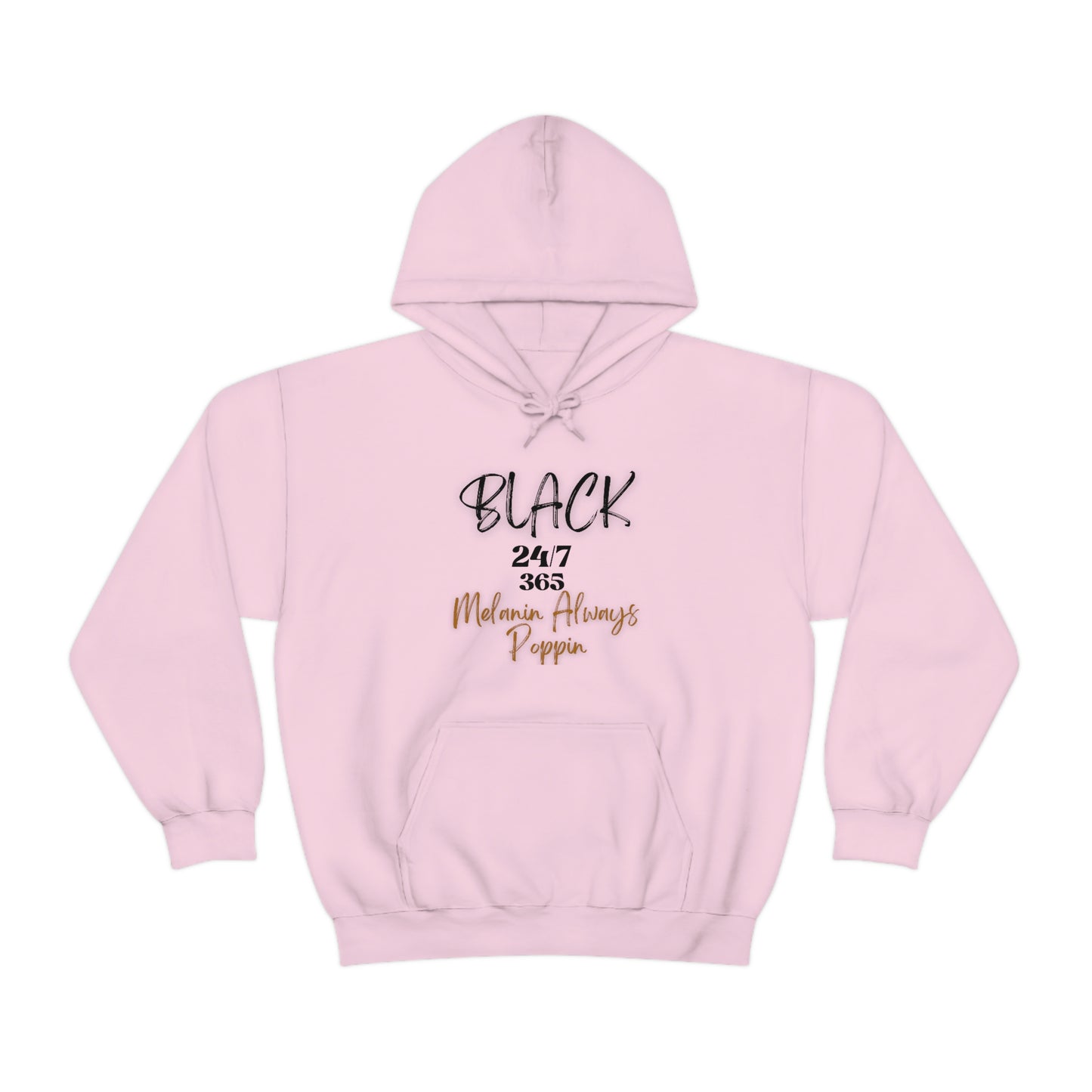 Black 24/7 365 - Unisex Heavy Blend™ Hooded Sweatshirt