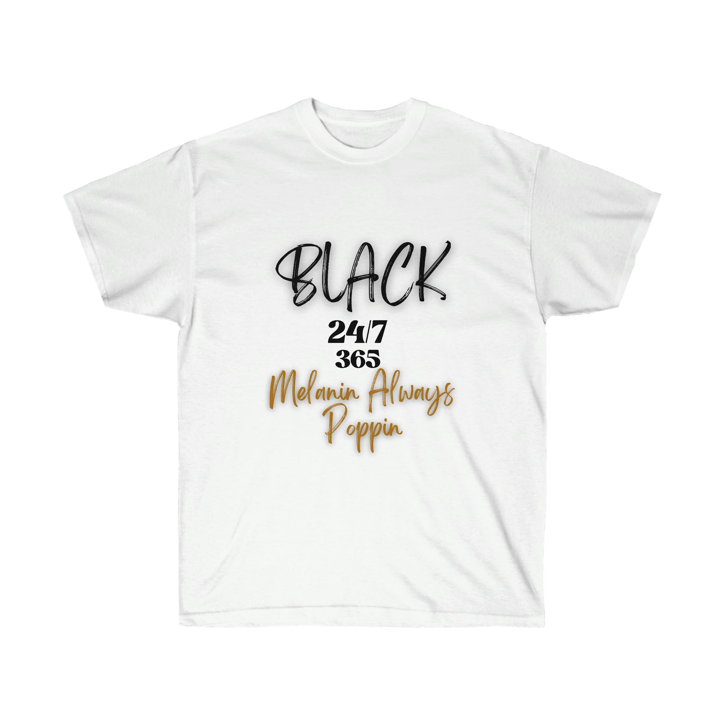 Black 24/7 365 - Unisex Ultra Cotton Tee