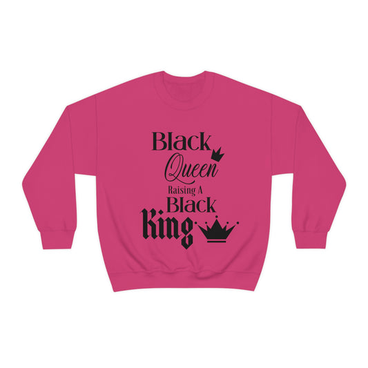 Black Queen Raising a Black King - Unisex Heavy Blend™ Crewneck Sweatshirt