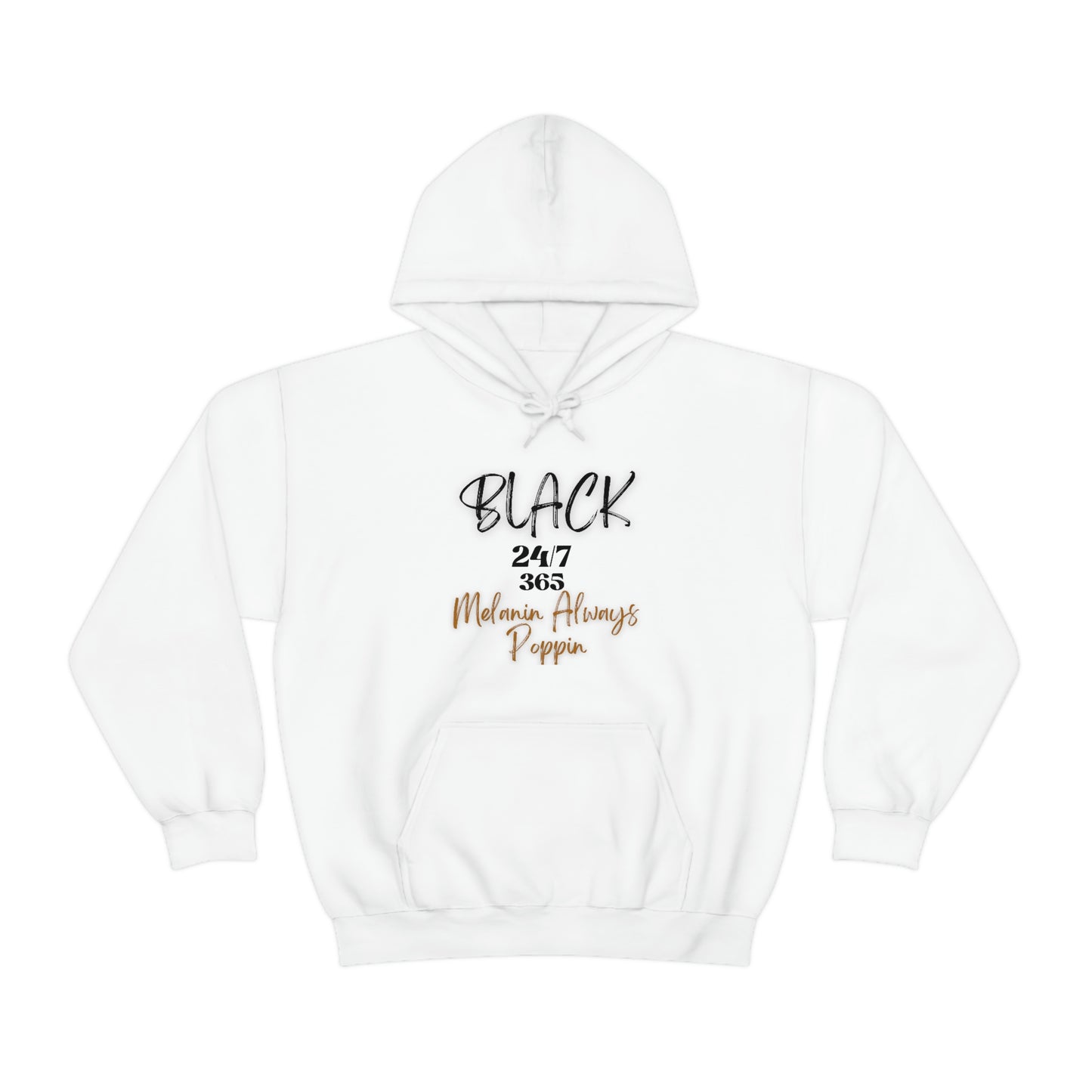 Black 24/7 365 - Unisex Heavy Blend™ Hooded Sweatshirt