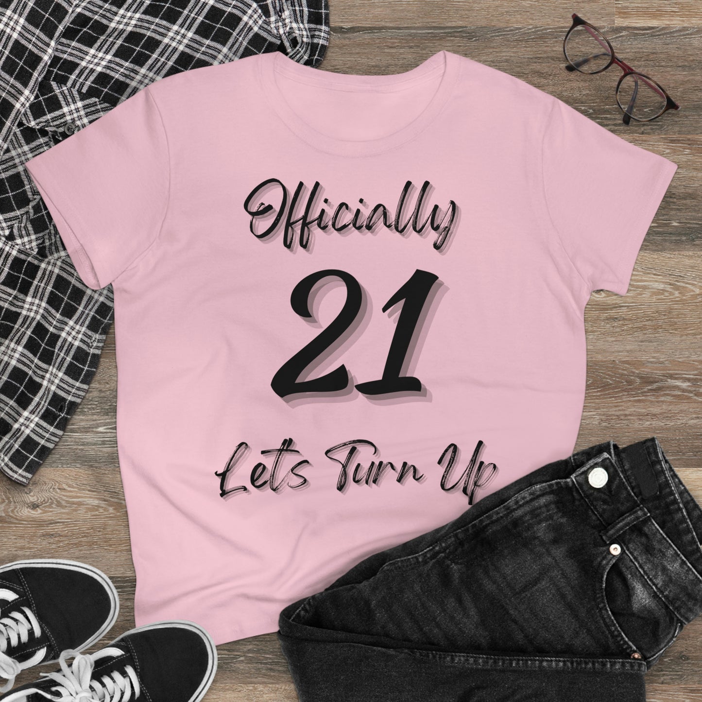 Officially 21 - Women's Midweight Cotton Tee