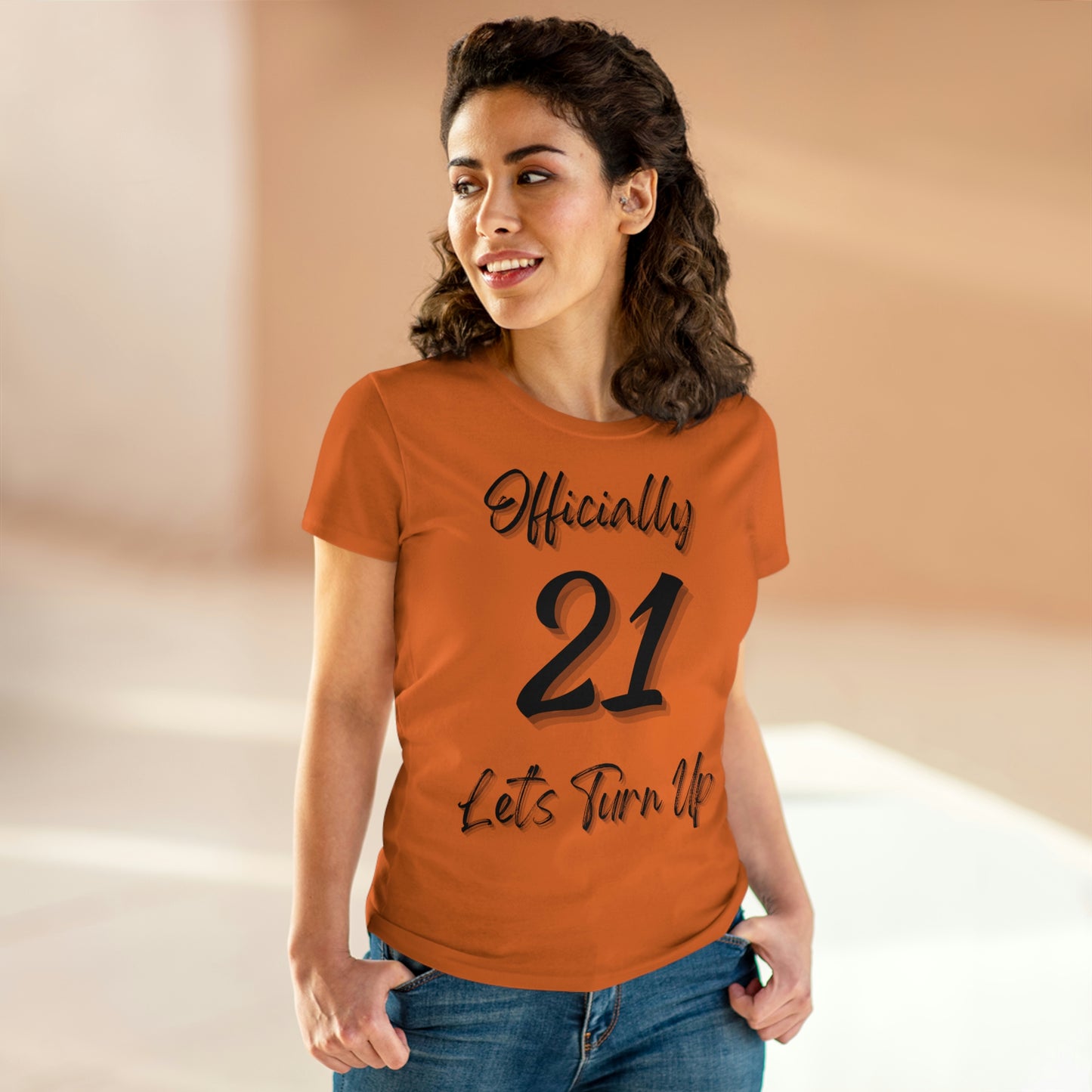 Officially 21 - Women's Midweight Cotton Tee