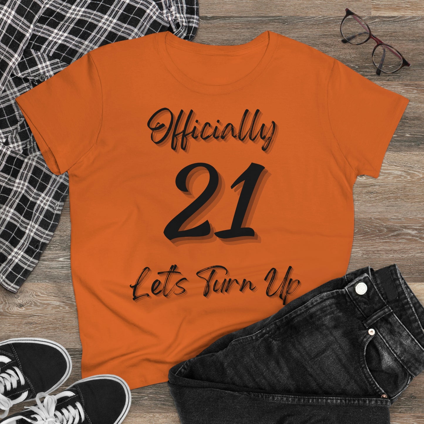 Officially 21 - Women's Midweight Cotton Tee