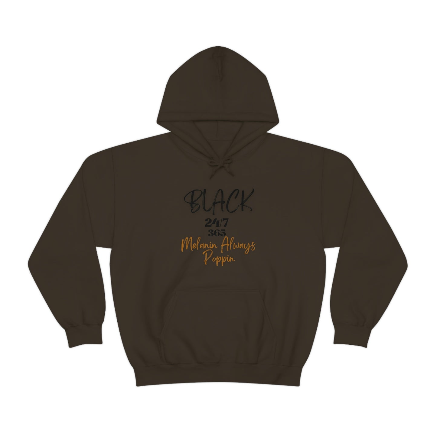 Black 24/7 365 - Unisex Heavy Blend™ Hooded Sweatshirt