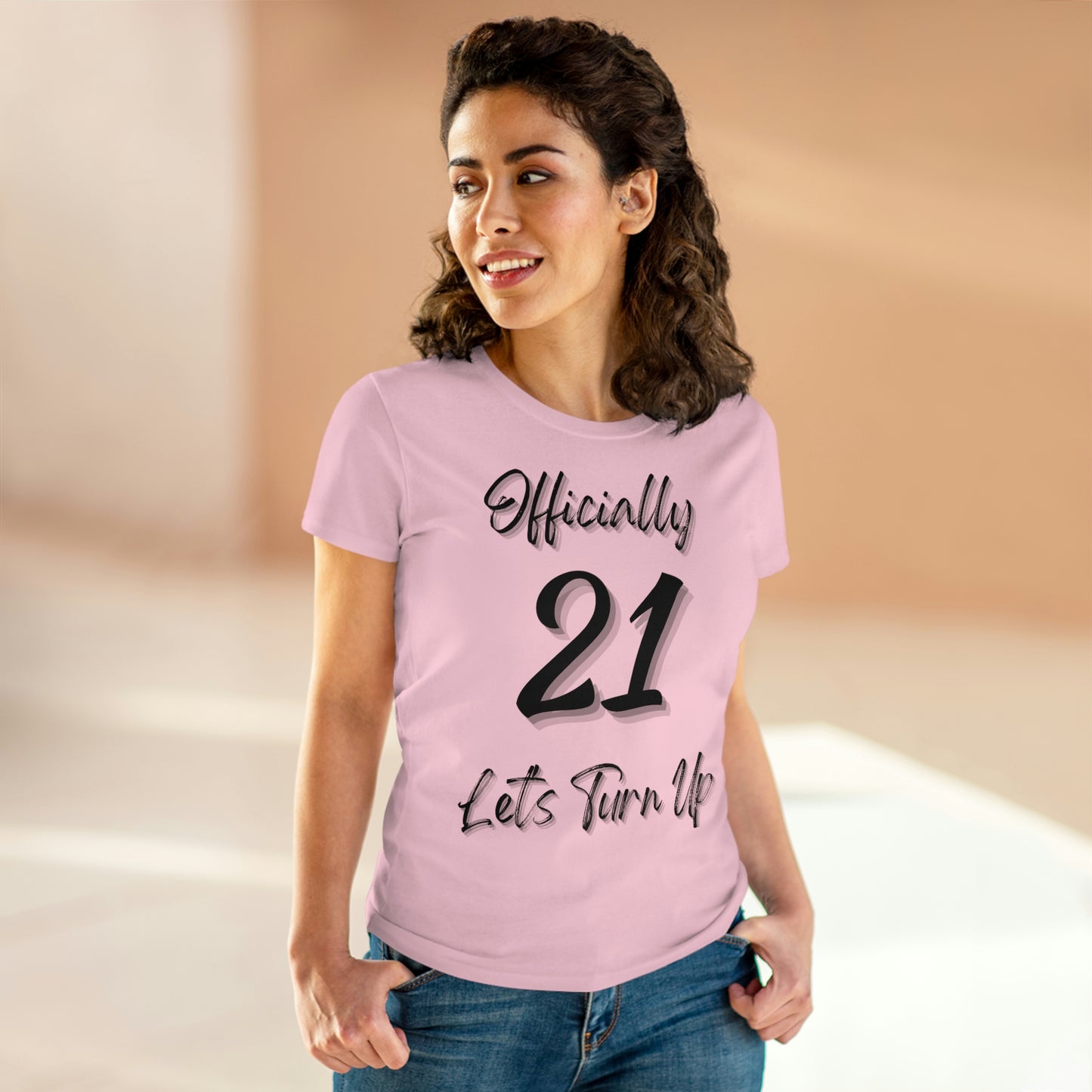 Officially 21 - Women's Midweight Cotton Tee