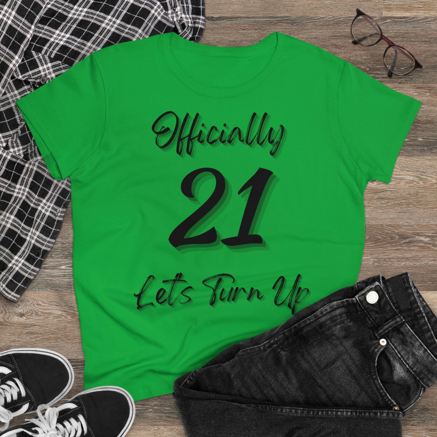 Officially 21 - Women's Midweight Cotton Tee