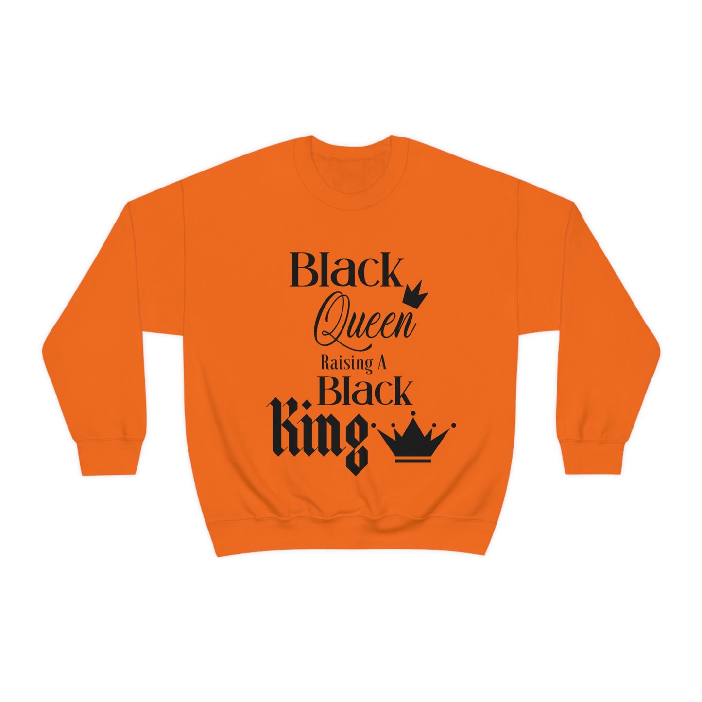 Black Queen Raising a Black King - Unisex Heavy Blend™ Crewneck Sweatshirt