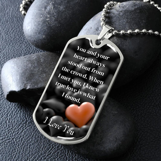 True Love - Dog Tag Necklace